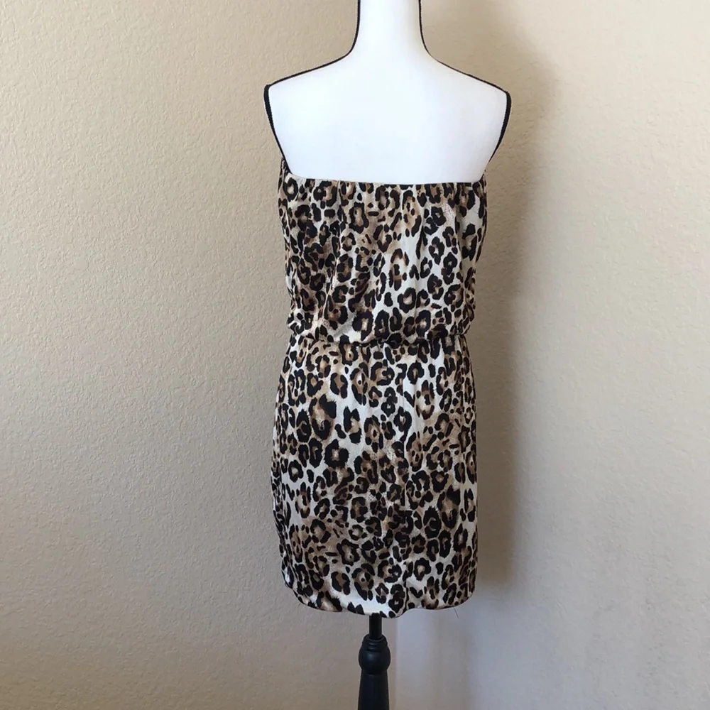 Speechless Animal Print Strapless Dress - Picture 3 of 4